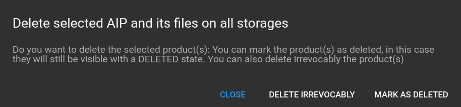 delete products